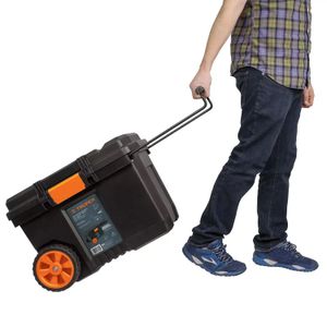 Caja para herramienta de 23" con ruedas y mango telescópico - TRUPER