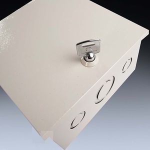 Caja D/Paso 20Cm X20Cm Pintada Con Llave - EL CAJETIN
