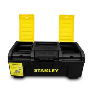 Caja Herram Stanley 16" Negra Tapa Panal - STANLEY