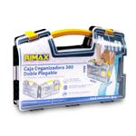 Caja-organizadora-plegable-doble-plastica-de-15-pulgadas-de-doble-cara.-Sus-gavetas-cuentan-con-divisiones-removibles