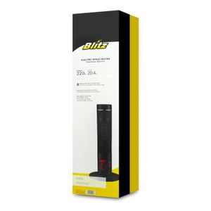Calefactor Electrico Plastico Ngr - BLITZ