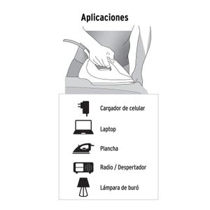 Extensión eléctrica doméstica 10 m verde con clavija plana - VOLTECK
