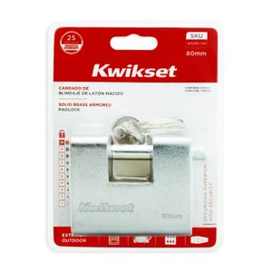 Candado Acorazado 80Mm Kwikset - IDEACE GATO