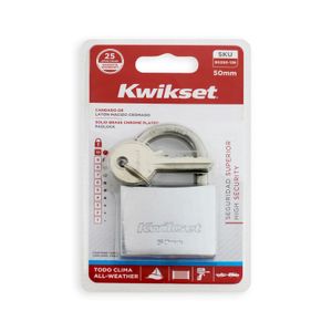 Candado Plano 50Mm Cromado Kwikset - KWIKSET