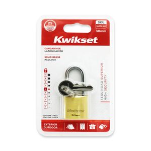 Candado Plano G.Largo 30Mm Kwikset - KWIKSET
