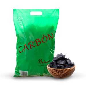 Carbón 100% natural de origen vegetal para usarlo en parrillas, barbacoas, fogatas, etc; 3.5 kg - NATUARTE