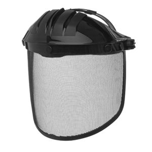 Careta para esmerilar con base craneal, banda de sudor, sistema ratchet de ajuste y visor de malla metálica. - CLIMAX