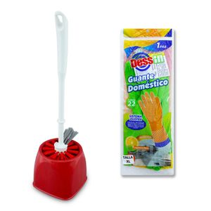 Cepillo Sanitario C/Base Y Par De Guantes - DESS IN