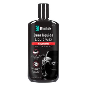 Cera líquida de silicón para auto, 473 ml - KLINTEK