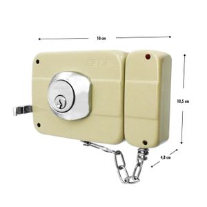 Cerradura Sobrep 60Mm Der 2 Barras Fanal - FANAL