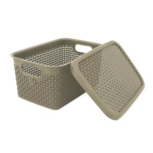 Cesto Spirella L Taupe - PLAPASA