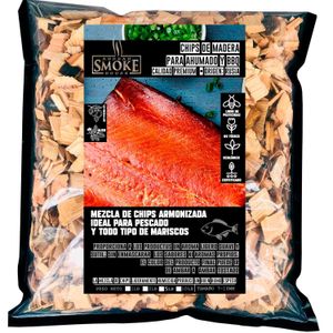 Chips P/Ahumado Y Bbq Pescad/Mariscos 2Lb - ANDEAN SMOKE HOUSE
