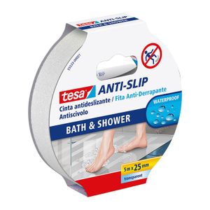 Cinta Anti Desliz Banio 5Mx25Mm Transp - TESA