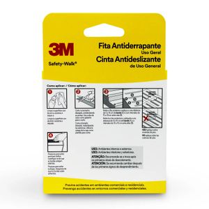 Cinta Antideslizante Transparente50Mmx5M - 3M