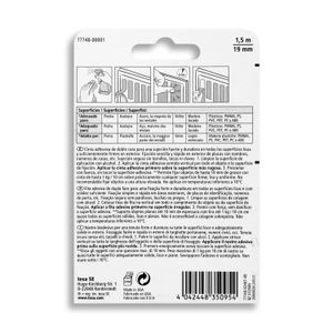 Cinta Doble Faz Ladrillo Tesa 1.5M X 19Mm - TESA