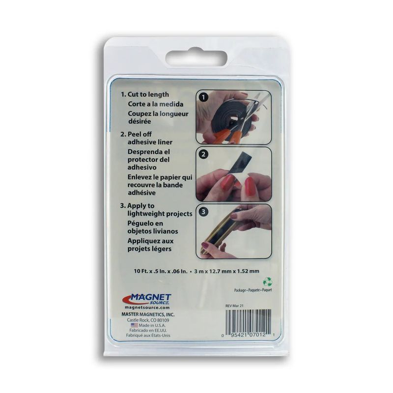 Cinta Magnetica Flexible 3 Metros X1/2