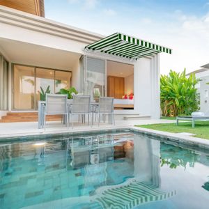 Cobertor P/Toldo Retrac 2,90X2Mt Verde/Blanco - WINDOOR
