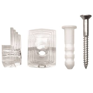 Colgador Plastico 4U P/Espejos 20Lb 1/4 - HILLMAN