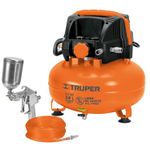 Combo-Compresor-24L-Manguera-Pistola-12-3Hp