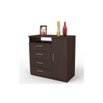 Comoda-4-Cajones-Wengue-89X91X43