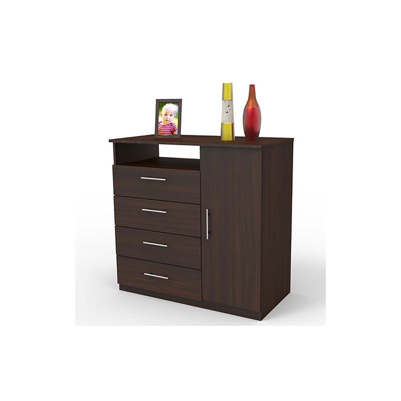 Comoda-4-Cajones-Wengue-89X91X43