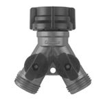 Conector-en-Y-plastico-con-acople-a-manguera-roscado-con-empaque-y-valvulas-de-apertura-manual-independiente