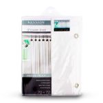 Cortina-de-baño-de-178-cm-x-183-cm-con-diseño-liso-sencillo--Incluye-12-anillos-metalicos-para-ganchos-de-cortina