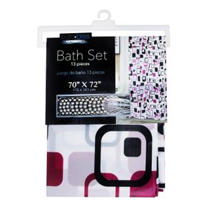 Cortina P/Banio 178X183 Estampados Varios - BATH BLISS