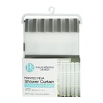 Cortina-de-baño-semi-transparente-plastica-de-180-x-180-cm-con-diseño-de-LINEAS-GRISES.-Incluye-12-ganchos
