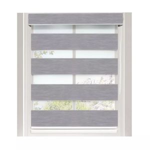 Cortina Zebra C/Cenefa 1.00X1.60 Gris Premiun - MAPLAST