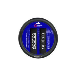 Protector de volante con esponjas ergonómicas para un mejor agarre y dirección controlada - SPARCO