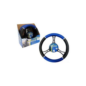 Cubre Volante Negro/Azul Goodyear - GOODYEAR