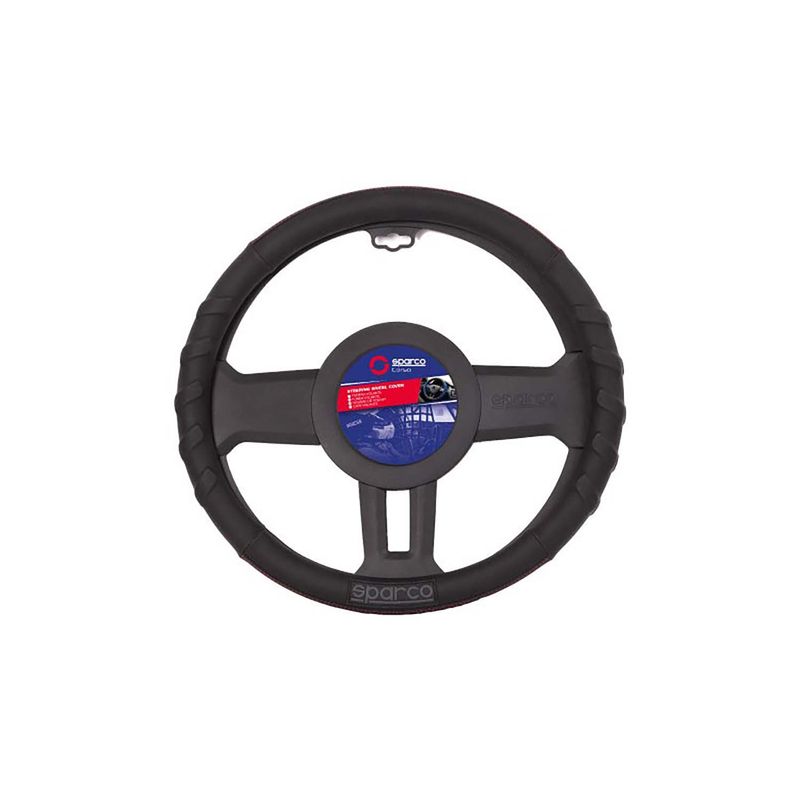 Cubre-Volante-Pvc-Tyre-Marck-Negro-38Cm-Sparco
