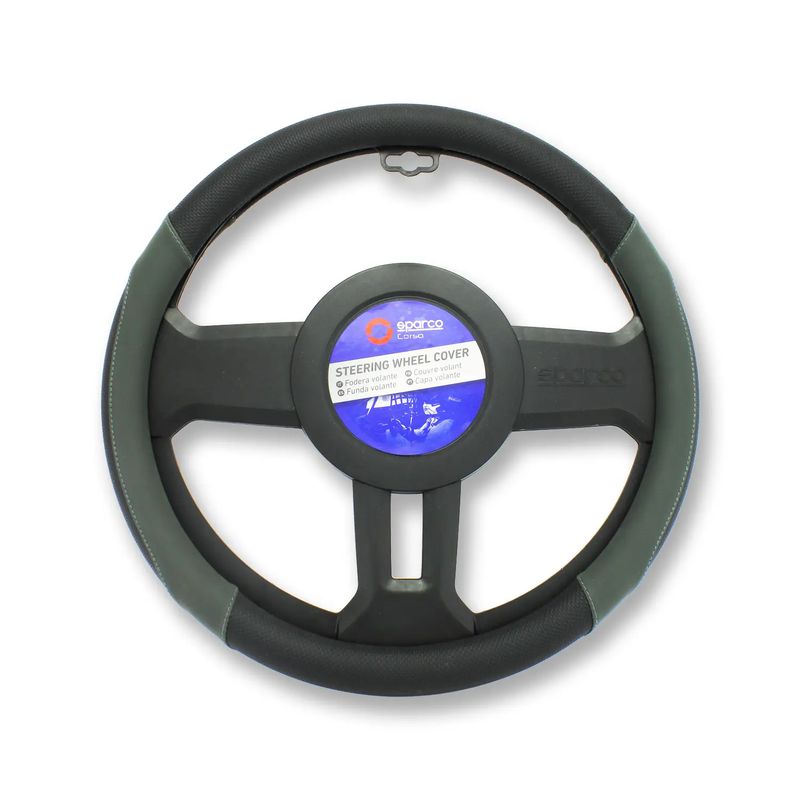 SPARCO Fundas para volante SPC1101L, color gris y negro