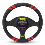 Cubrevolante-Negro-Rojo-Racing-Simoniz