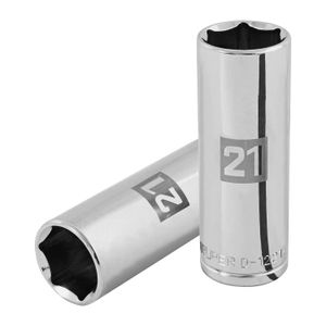 Dado largo de 21 mm, 6 puntas, cuadro 1/2" - TRUPER
