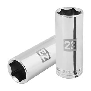 Dado largo de 23 mm, 6 puntas, cuadro 1/2" - TRUPER