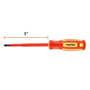 Desarmador dieléctrico plano 7/32" x 5"
- TRUPER