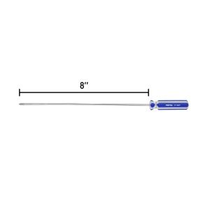 Desarmador de cruz 1/8" x 8" mango de PVC - PRETUL