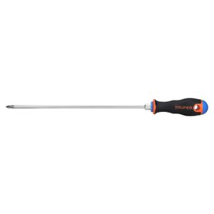 Desarmador de cruz 3/16" x 10" mango Comfort Grip - TRUPER