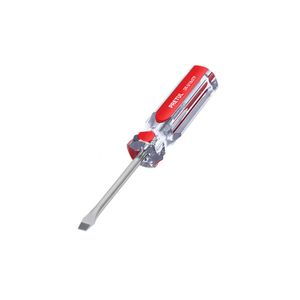Desarmador plano 3/16 x 3" mango de PVC - PRETUL