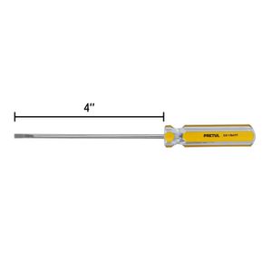 Desarmador cabinet 1/8 x 4" mango de PVC - PRETUL