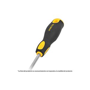 Desarmador cabinet 1/8 x 4" mango Comfort Grip - PRETUL
