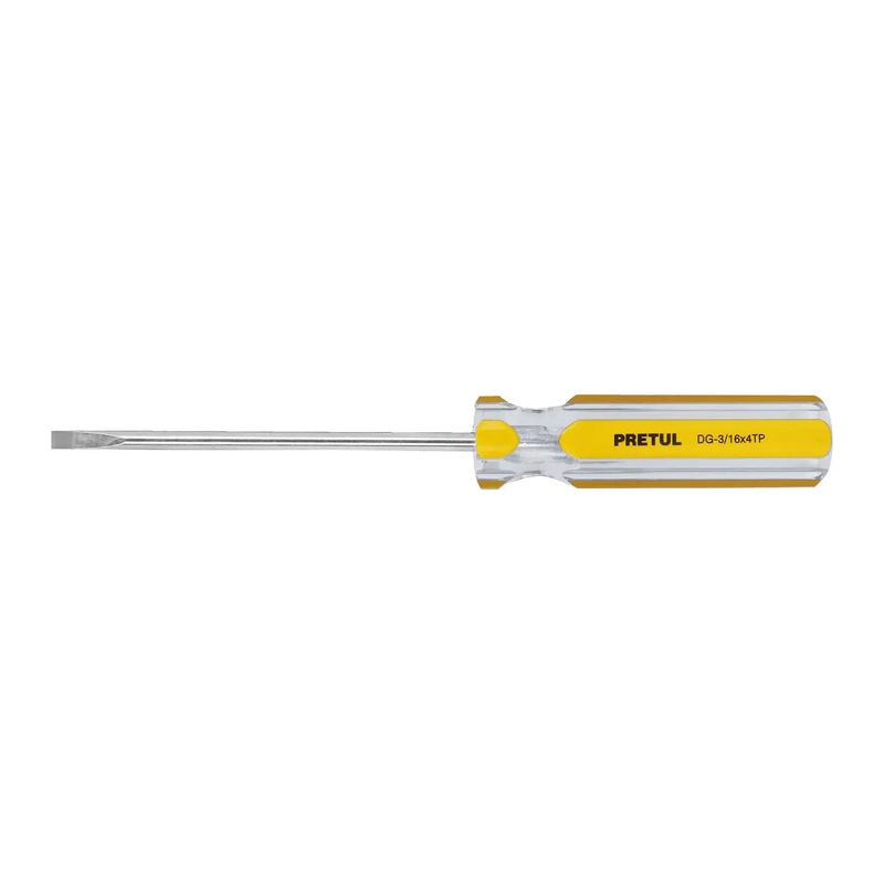 Desarmador-Plano-4--3-16-Gabinet-Grip-Pretul