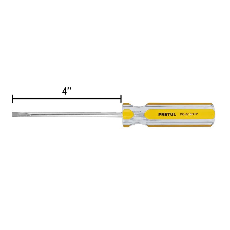 Desarmador-Plano-4--3-16-Gabinet-Grip-Pretul