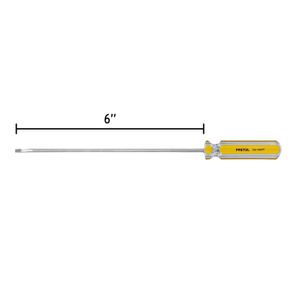 Desarmador cabinet 1/8 x 6" mango de PVC - PRETUL