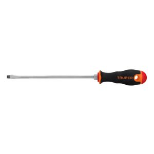 Desarmador plano 1/4" x 8" mango Comfort Grip - TRUPER