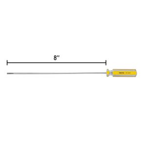 Desarmador cabinet 1/8 x 8" mango de PVC - PRETUL