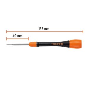 Desarmador de precisión punta triwing Y000 mango ergonómico - TRUPER