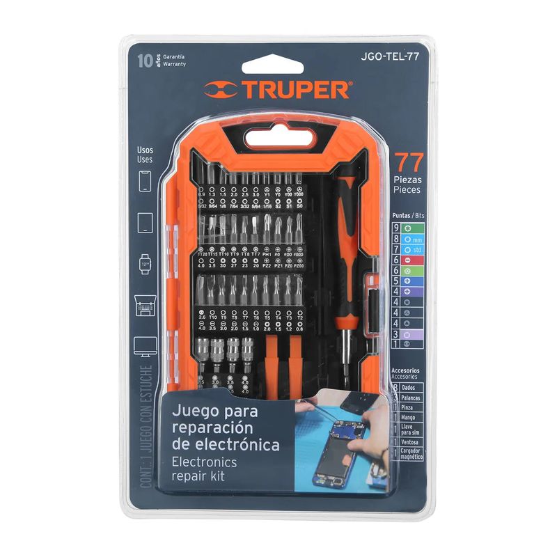 Jgo-P-Reparacion-D-Dispositivos-77-Pzs-Truper
